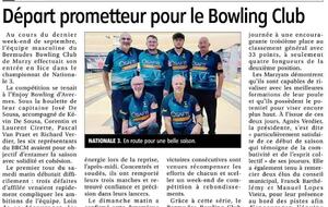 Journal Du Centre - Début prometteur pour le BBCM