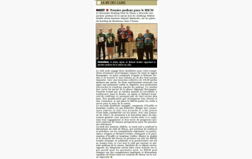 Journal Du Centre - Podium Championnat Honneur Mixte Doublette