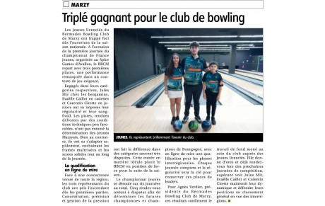 Journal Du Centre - Les Verdier un couple très performant