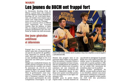Journal Du Centre - Les Jeunes du BBCM ont frappés fort